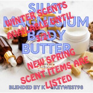 Silky Magnesium Body Butter by Blended by K ~ 8 oz ~ NOT AVAIL DURING HOT MONTHS
